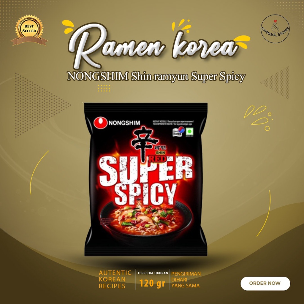 

Super Spicy Ramyn Shin Ramen 120Gr