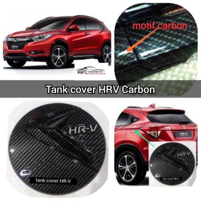 Tank cover honda HR-V carbon