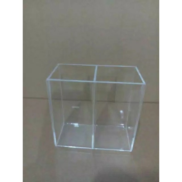

kotak 2 kamar Pulpen, pensil dll PxLxT 10x5x10