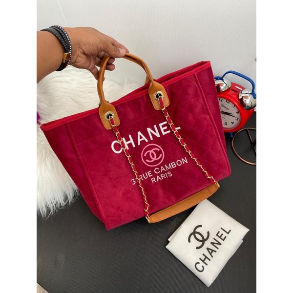 Chanel cambon suade bludru semprem