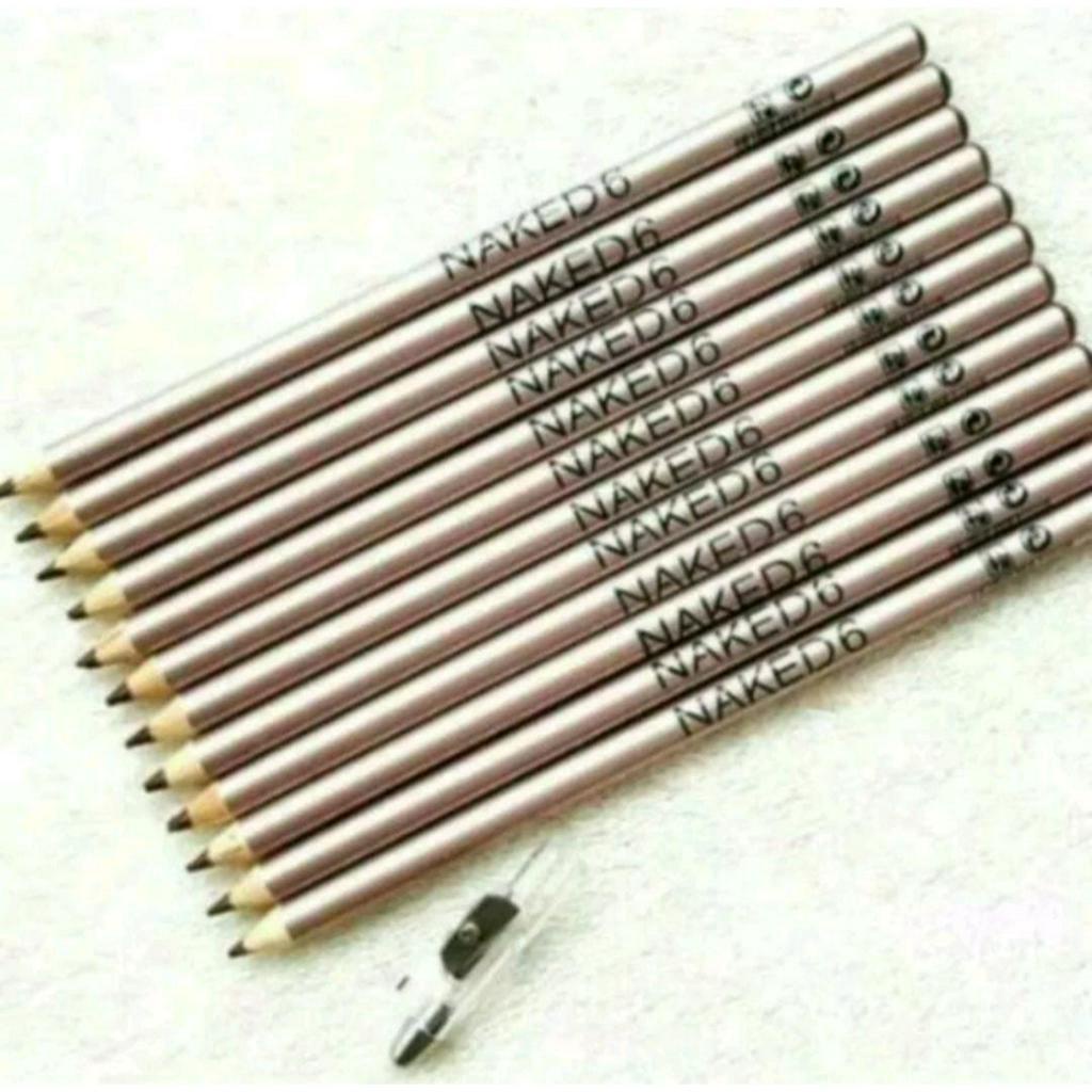 Pensil alis pigmented black brown termurah ori / eyebrow pencil Mac Naked Revlon