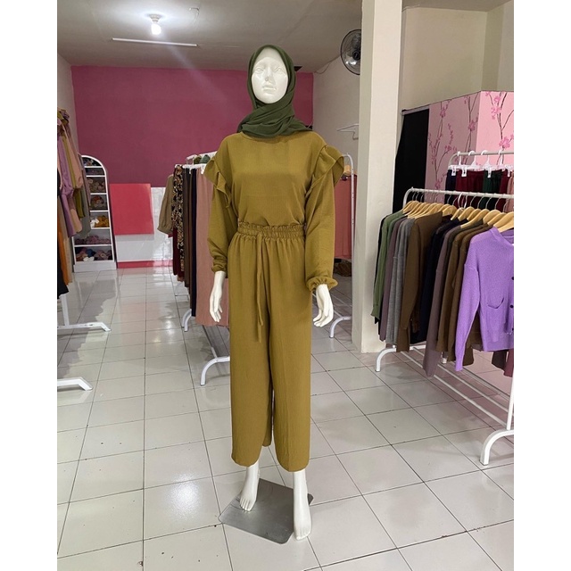 Setcel blouse crinkle airflow