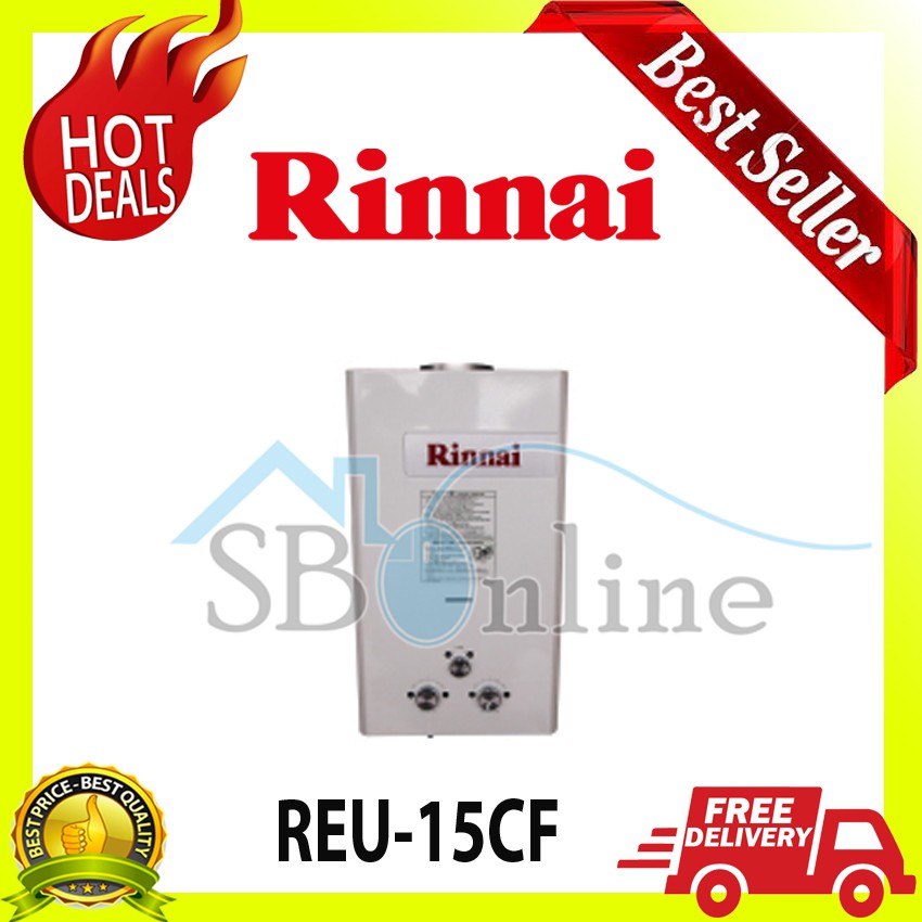 RINNAI Gas Water Heater - REU 15CF