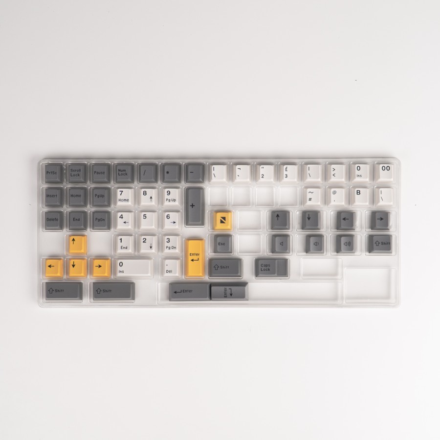 Noir Dusk PBT Double-shot Keycaps 167 Set Cherry Profile