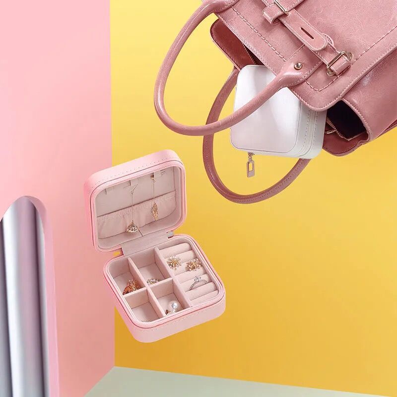 Kotak Penyimpanan Perhiasan Import Bahan Pu Leather harga grosir 1 kilo 5pcs