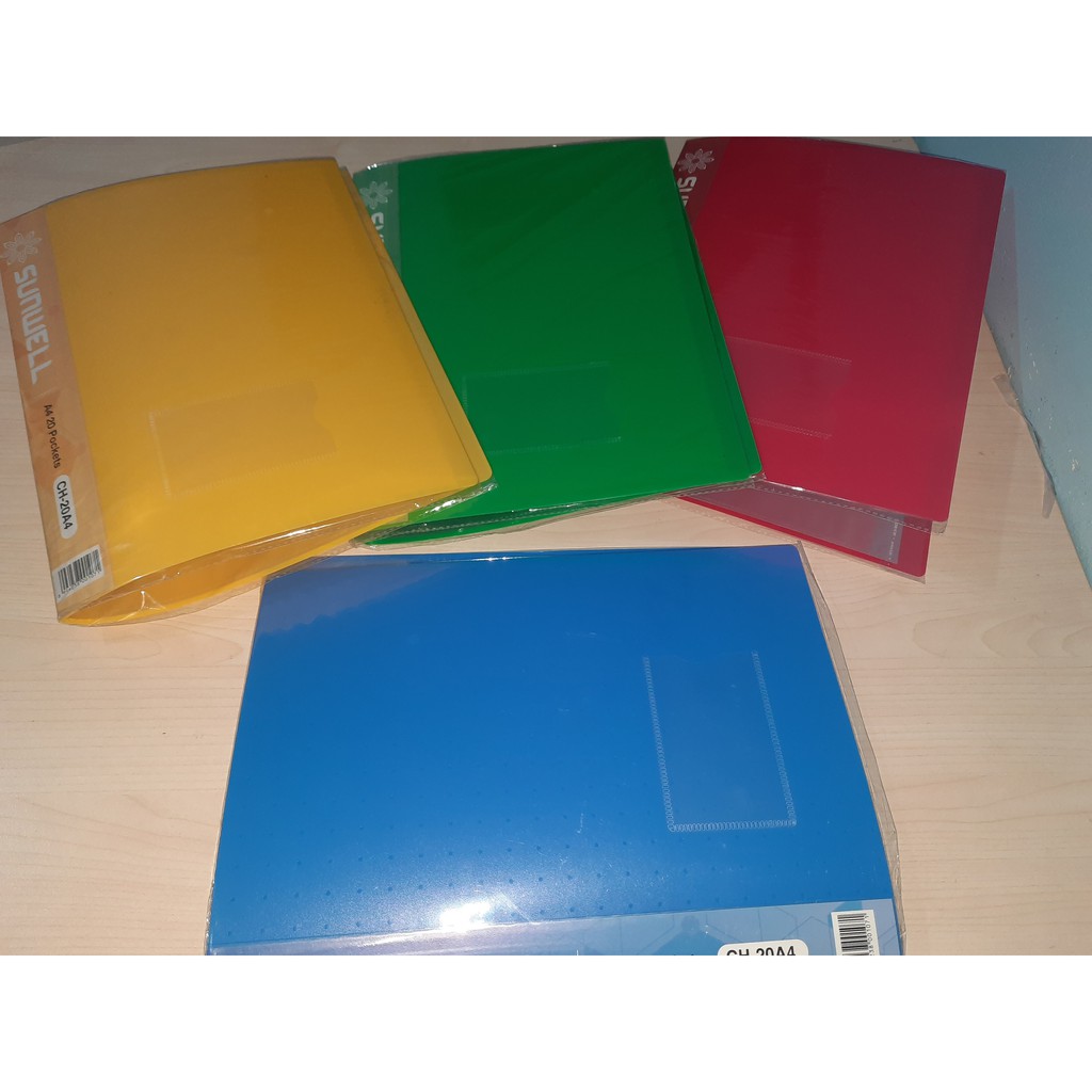 

Map Clear Holder Sunwell A4 Isi 20 Sheets