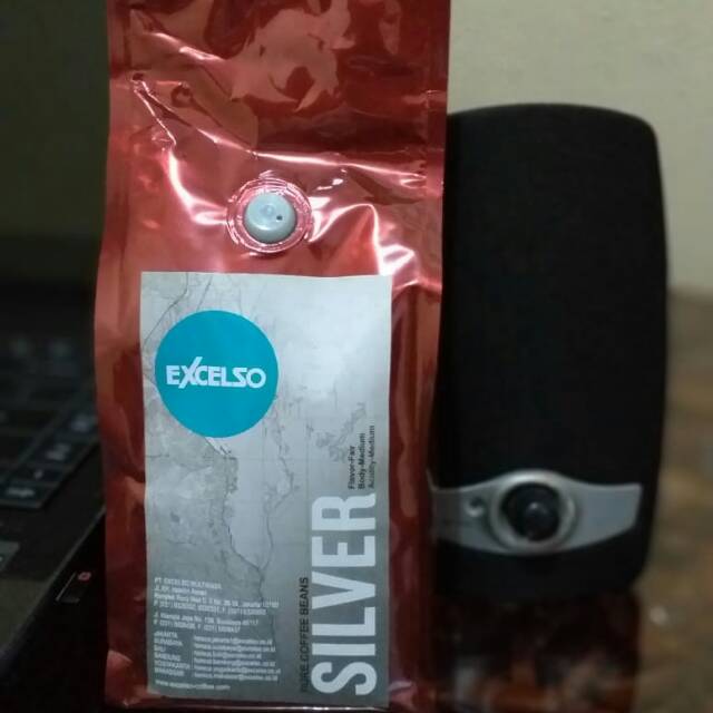 Excelso Silver Pure Coffee Beans 250 gr