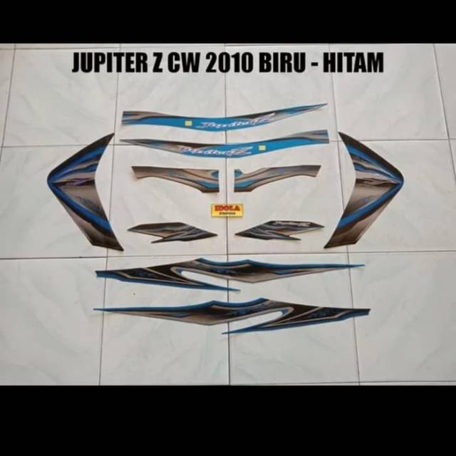 Striping lis jupiter z cw 2010 biru hitam