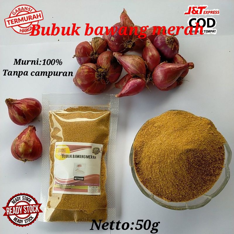 

Bawang merah/ Red union Powder Premium Quality 50g
