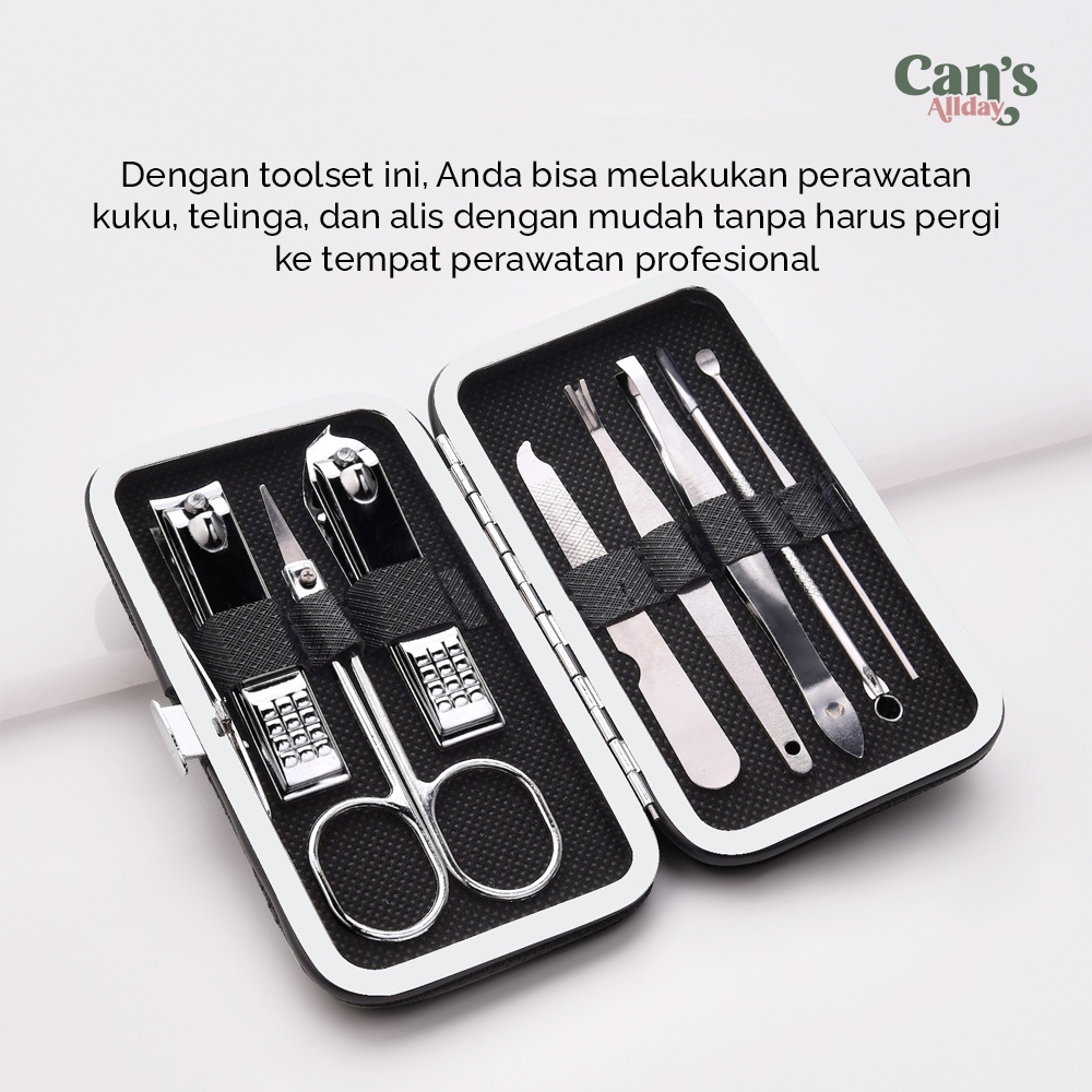 Alat Gunting Kuku Manicure &amp; Pedicure Nail Art Set Alat Perawatan Kuku