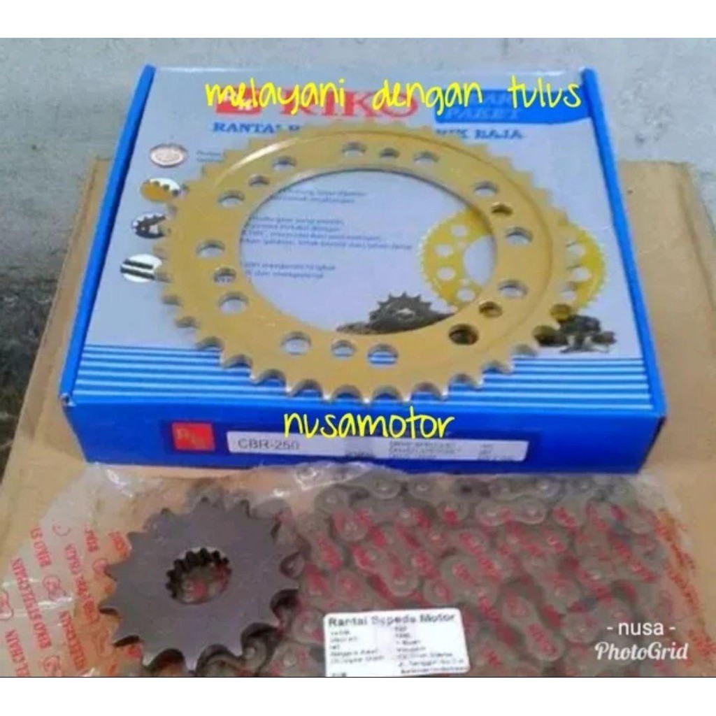 GEAR SET CBR 250 RIKO VIETNAM