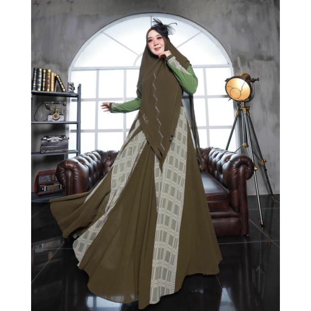 Ozora Syar’i Premium Ori Belifi / Gamis Syar’i Mewah / Gamis Set Syar’i / Dress Muslimah Branded / B