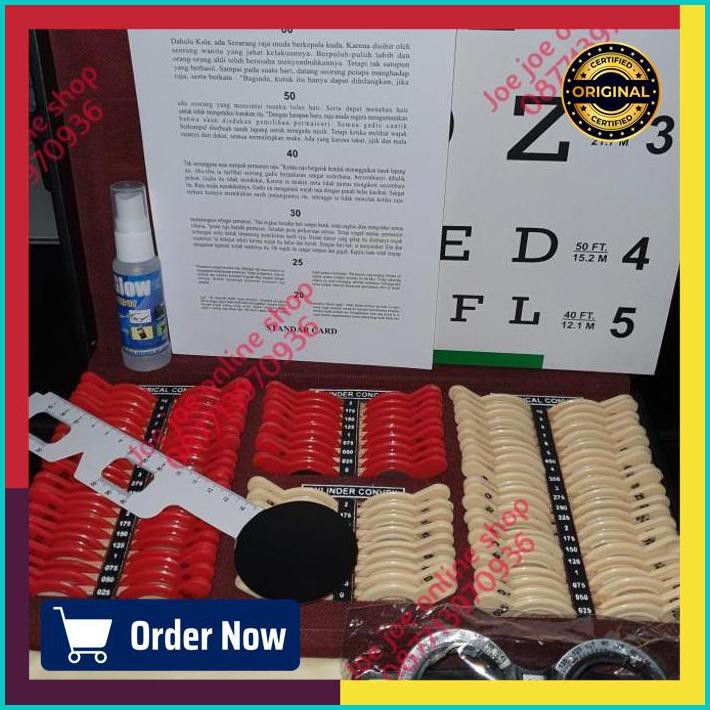 Trial Lens Set, Alat Periksa Mata