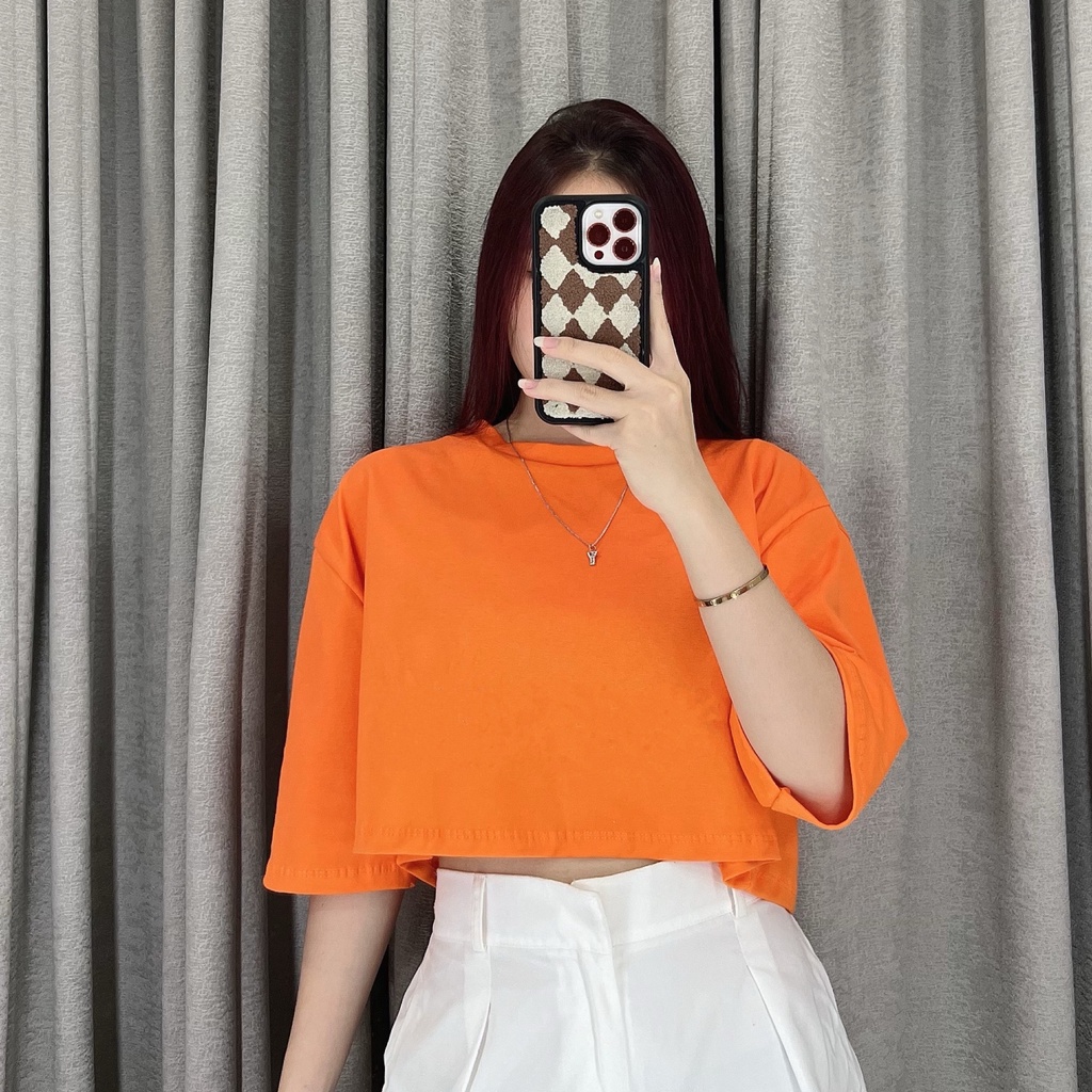 Oversize  Croptee | Crop Top Korea KODE 1679