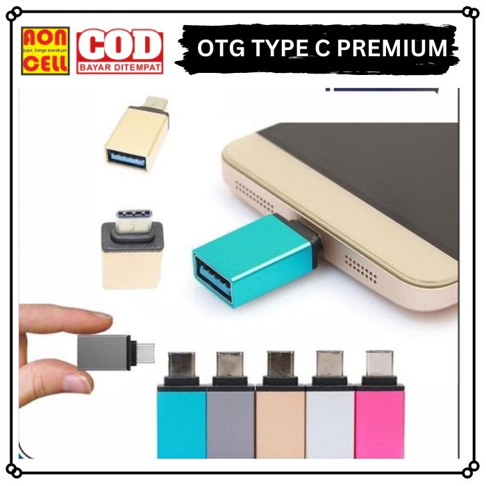 Jual OTG Type C besi non kabel | Shopee Indonesia