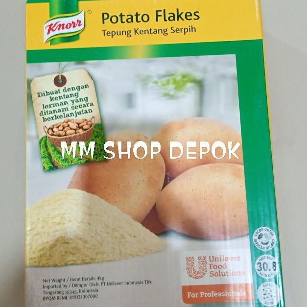 

Knorr Mashed Potato Flakes 4Kg Tepung Kentang <