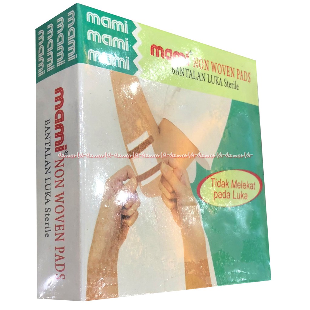 Mami Non Woven Pads Bantalan Luka Sterile 5x6 cm Tidak Melekat Pada Luka