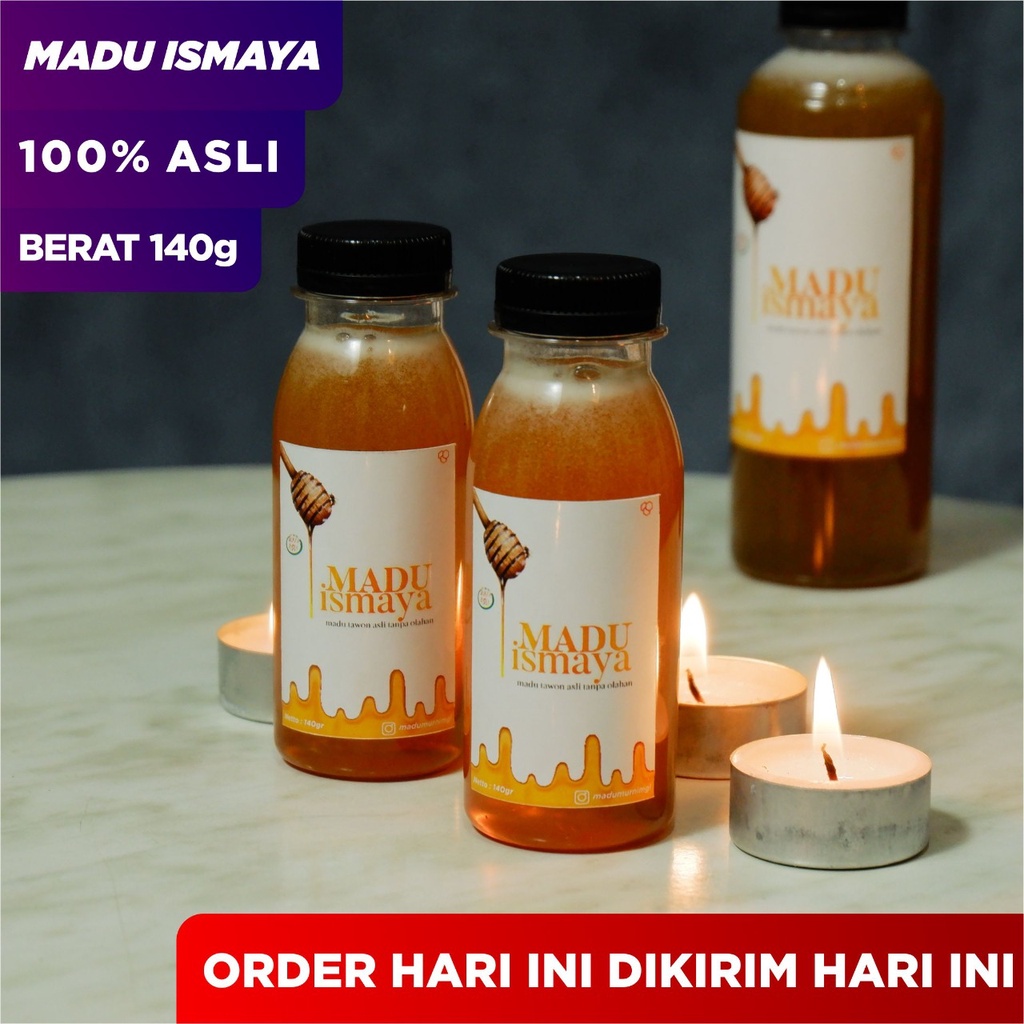

Madu Tawon Asli | Madu Ismaya 100 ml Grade A Good Quality