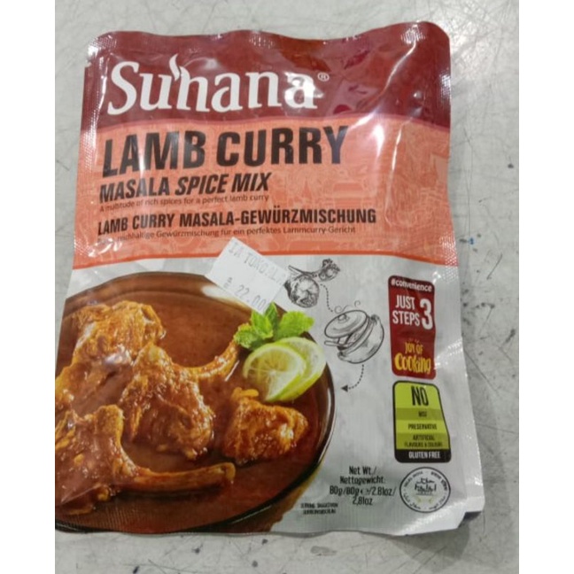 

Bumbu Suhana Lamb Curry Masala 80gram