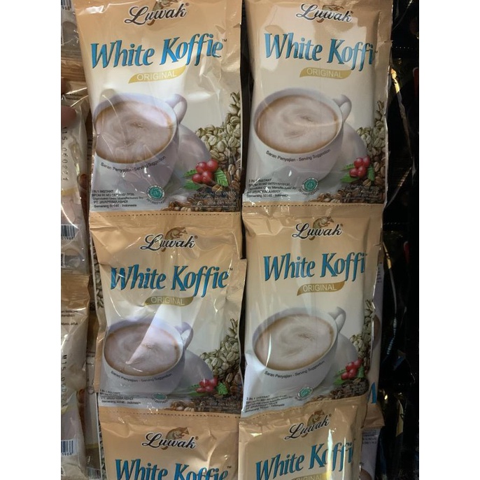 

Sale Kopi Luwak White Coffee Renceng Isi 10 Sachet Bagus