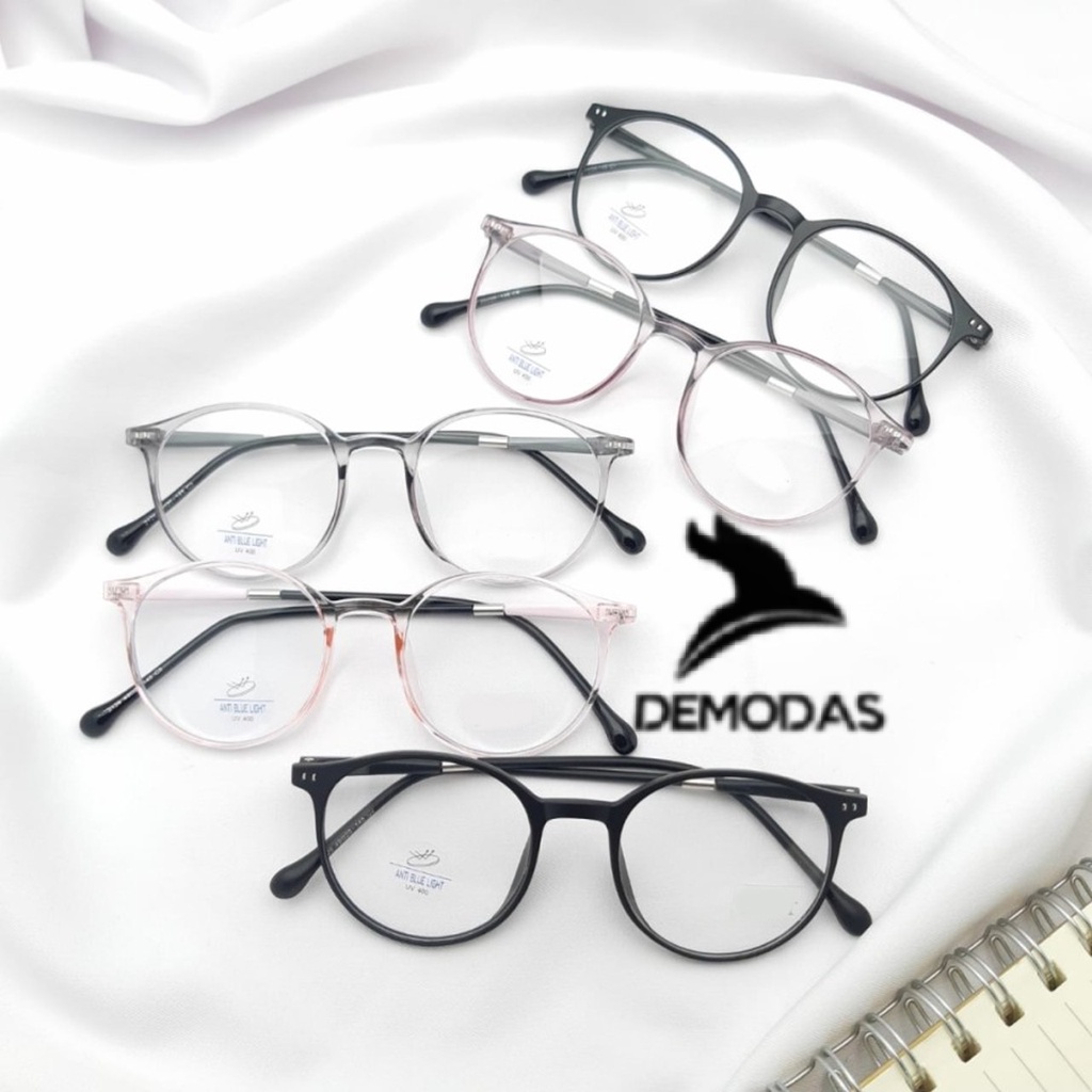 Frame KACAMATA LENTUR ( Photocromic Fotokromik photochromic potocromic fotocromic ) Lensa Photocromic Frame Kacamata Wanita Pria Minus Normal Silinder Plus Demodas Glasses 2126