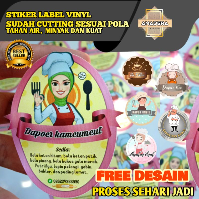 

CETAK STIKER MURAH ANTI AIR DAN MINYAK UKURAN A3