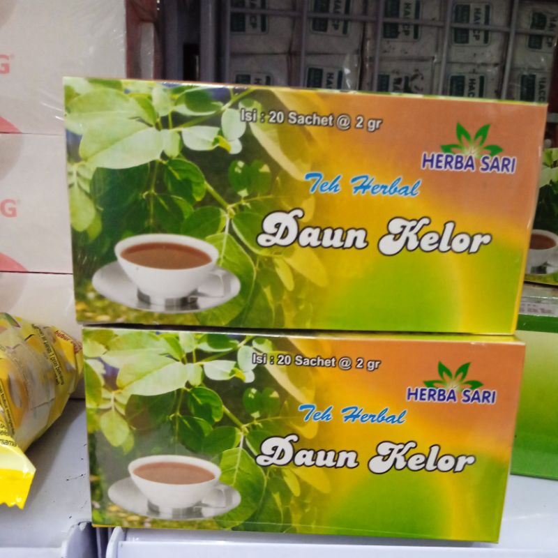 

teh herbal daun kelor 20s