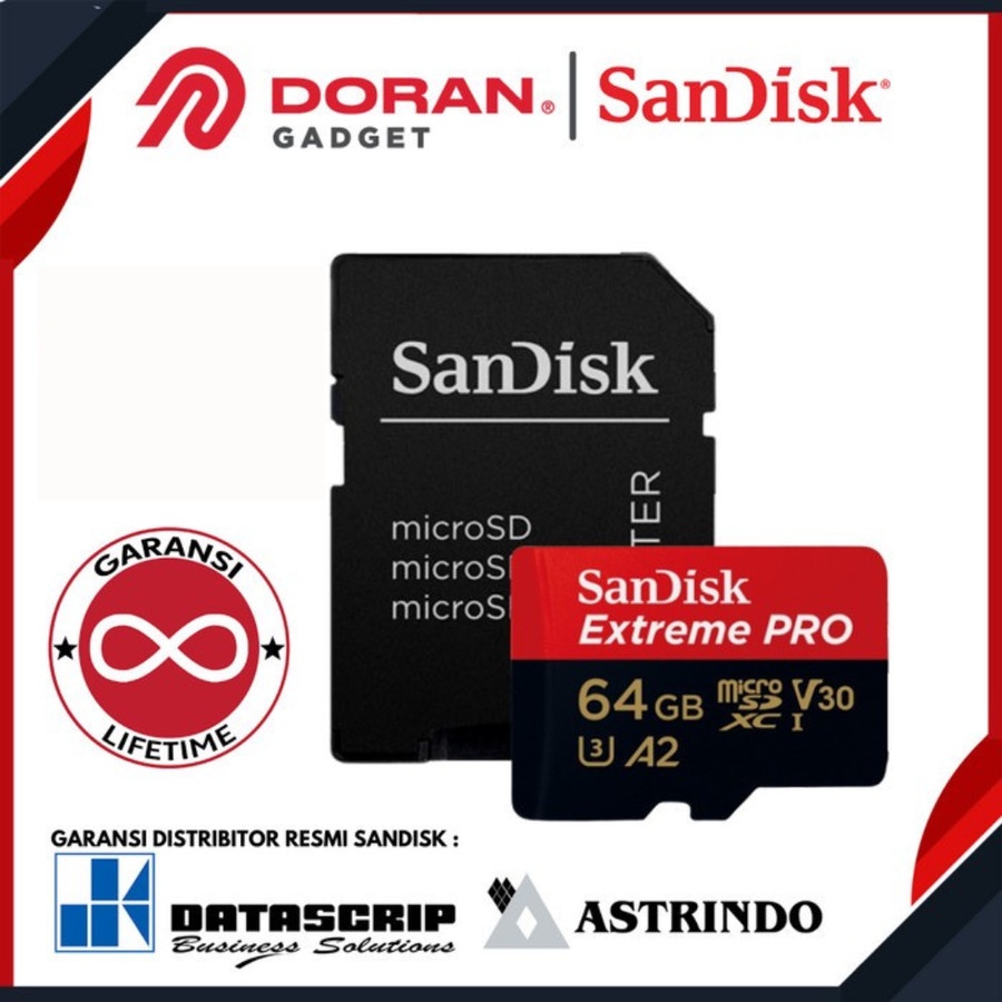 Jual Memory Card Micro Sd Gb Sandisk Mbps Extreme Pro A Plus