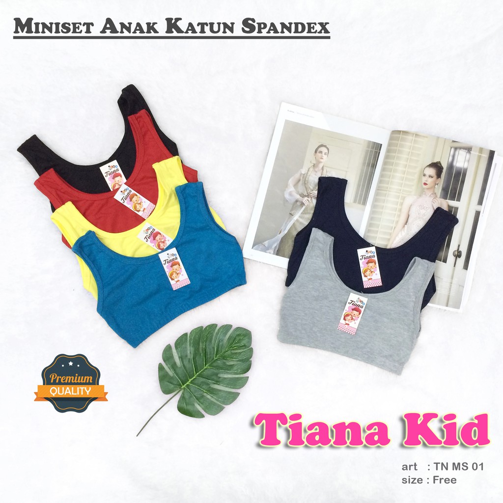 TIANA KIDS | Miniset Anak Pelajar KATUN / Atasan Anak KATUN / art TN MS-01 Talibesar