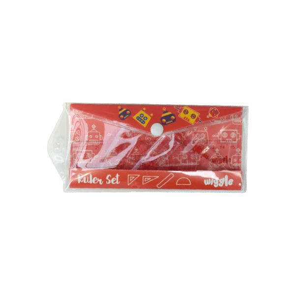 

Penggaris Sekolah Anak Set Wiggle Desain Robot