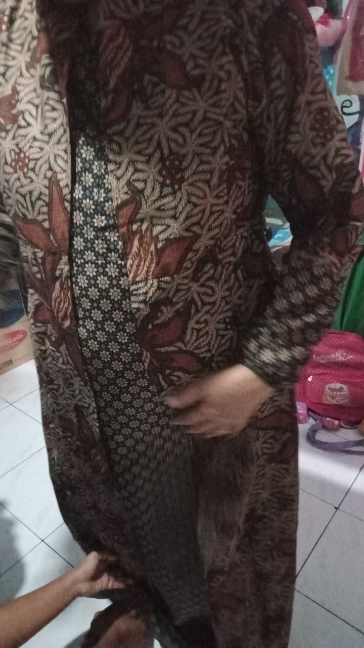 Atasan Batik~ Gamis Batik Manggar, Padi,sekar,cantik,kubis,kipas,daun,kupu,nadine,gendis 05