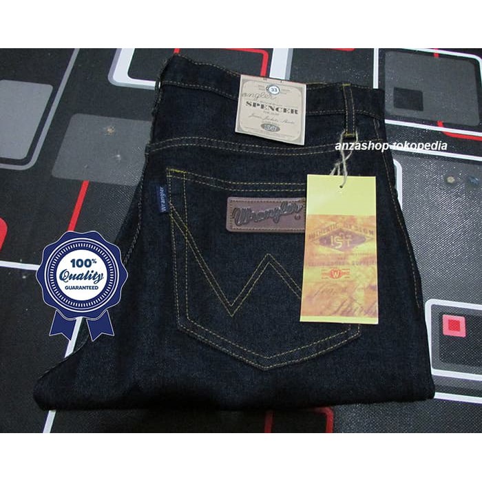 CELANA PRIA PANJANG ORIGINAL Celana Jeans Denim Bandung WANZ Standar/Regular BlueBlack 27-32 CO