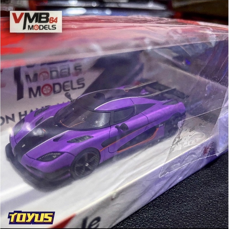 VMB64 Models - KOENIGSEGG ONE 1 PURPLE UNGU