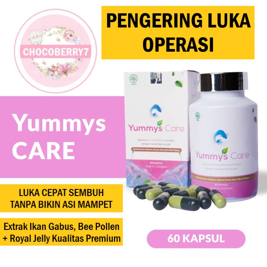 YUMMYS CARE Pengering Luka Operasi dengan Ekstrak Ikan Gabus Bee Pollen Royal Jelly
