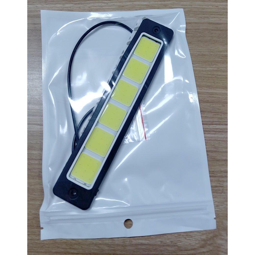 Lampu Fog Light DRL Mobil LED COB 190 x 35mm 6W