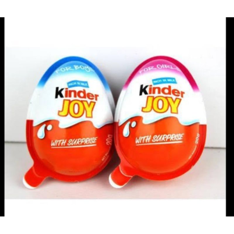 

Kinder Joy Cokelat Krispi 20gr Dengan Kejutan Boy/Girl/Natoons