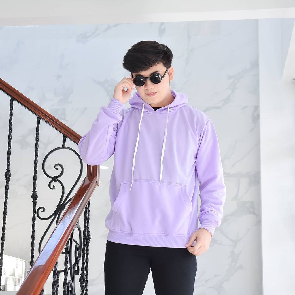Natural Hoodie BASIC || SWEATER POLOS PRIA DAN WANITA-LILLAC