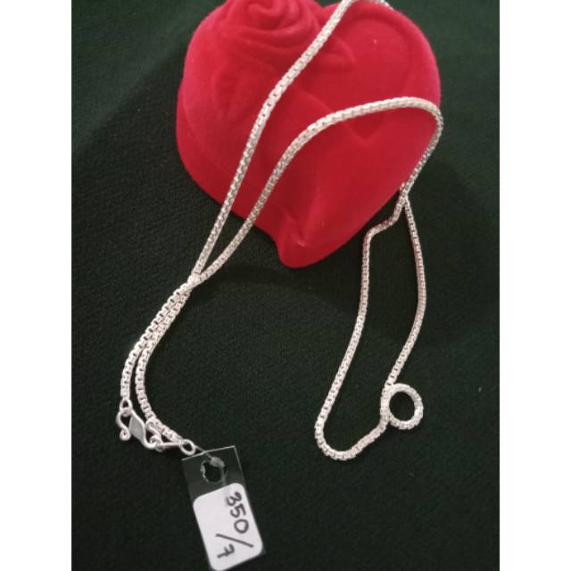 Rantai kalung silver : perak 925