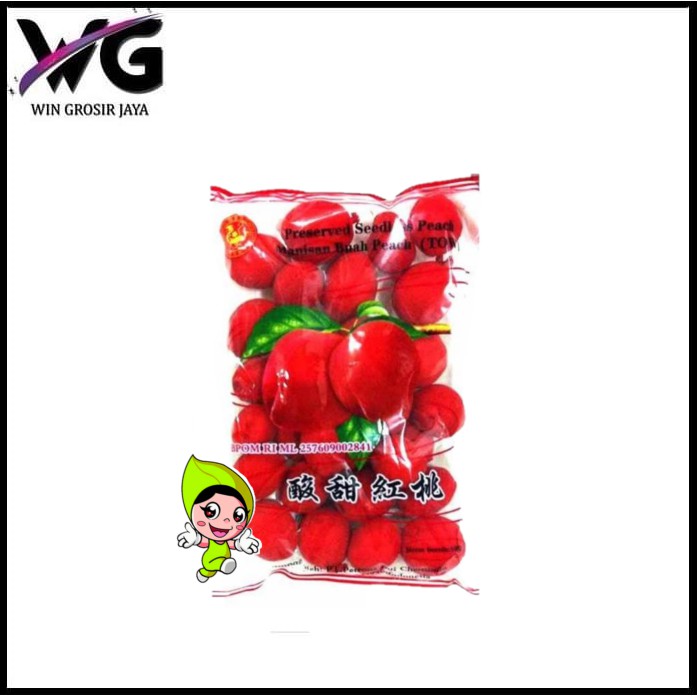 

Cemilan Buah Manisan Buah Peach Buah Dewa Sian Tou 500gr Persik