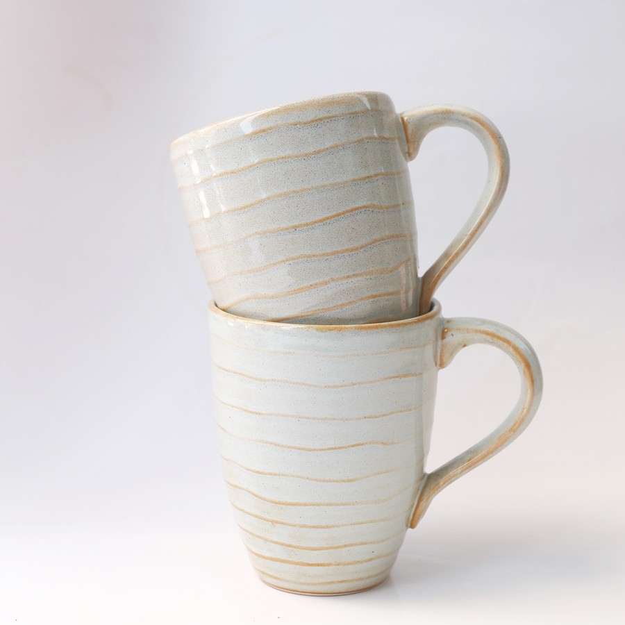 1 SET PIRING GELAS TWIRL / PIRING KERAMIK / PLATE MUG KECIL MURAH / PAKET PIRING GELAS