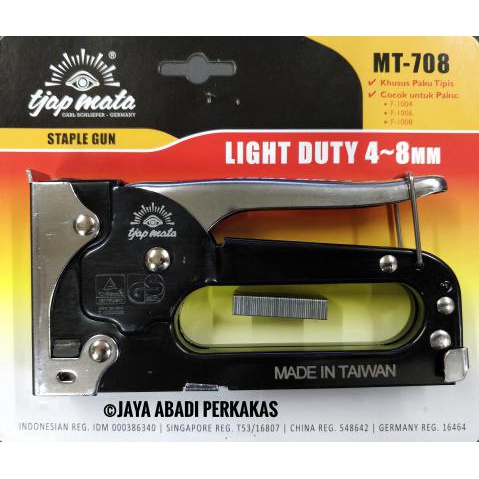 

Sale Stapler & Staples Mt-708 Light Duty Tjap Mata