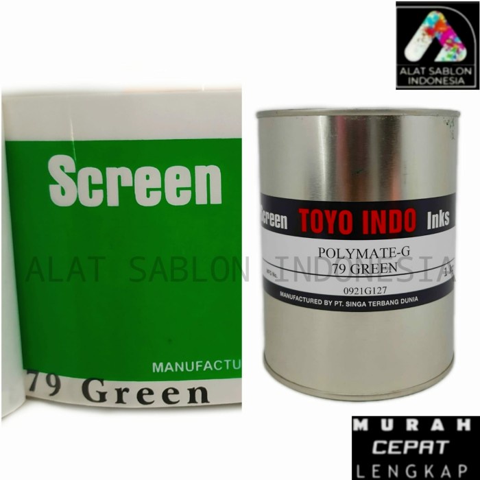 

Cuci Gudang Tinta Toyo Polymate G79 Green Tinta Sablon Plastik 1Kg Hot Sale