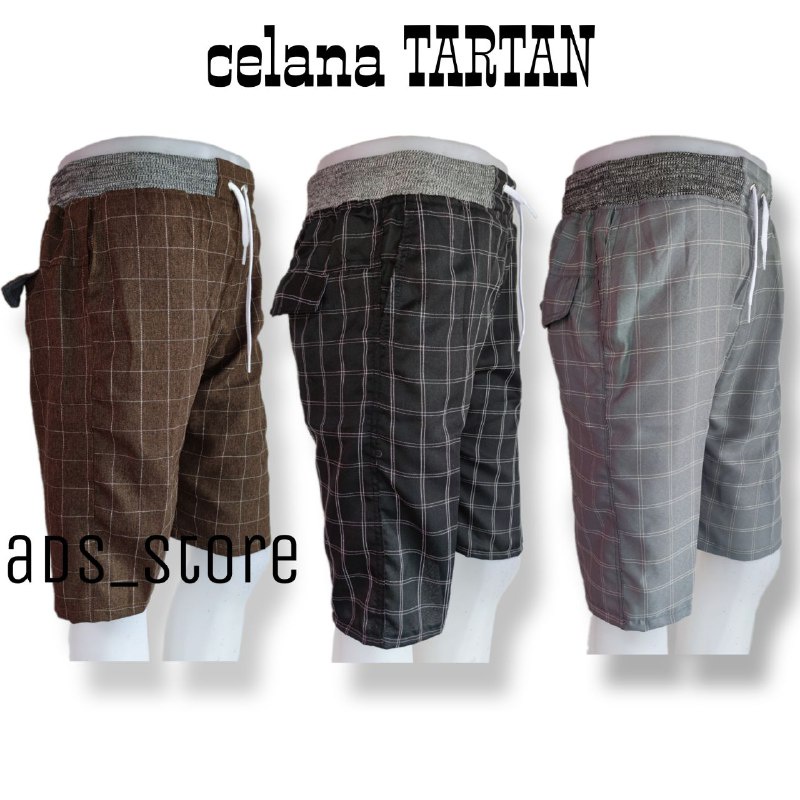 Celana Chino Tartan Pria Premium Celana Kotak Keren Celana Distro