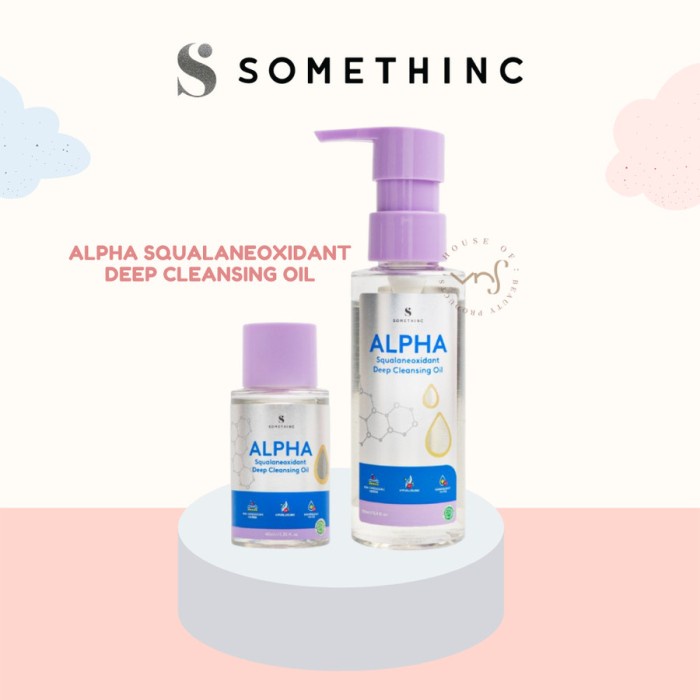 SOMETHINC Alpha Squalaneoxidant Deep Cleansing Oil-BPOM