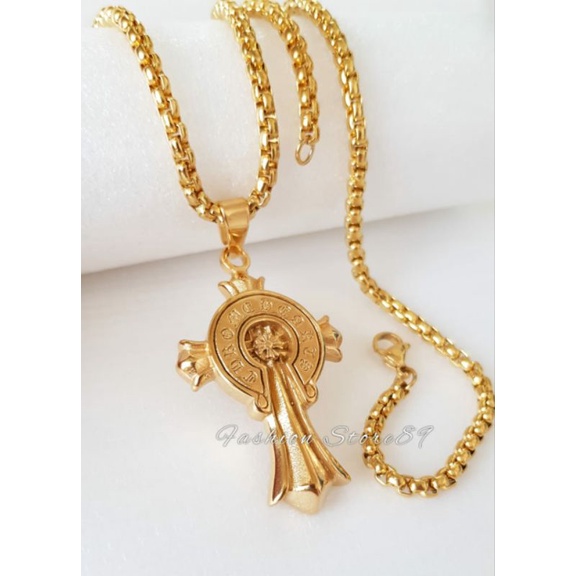 New Fashion Rohani Kalung Rohani Fashion Titanium Impor Antikarat Model Fashion Salib titanium perhiasan Fashion Rohan
