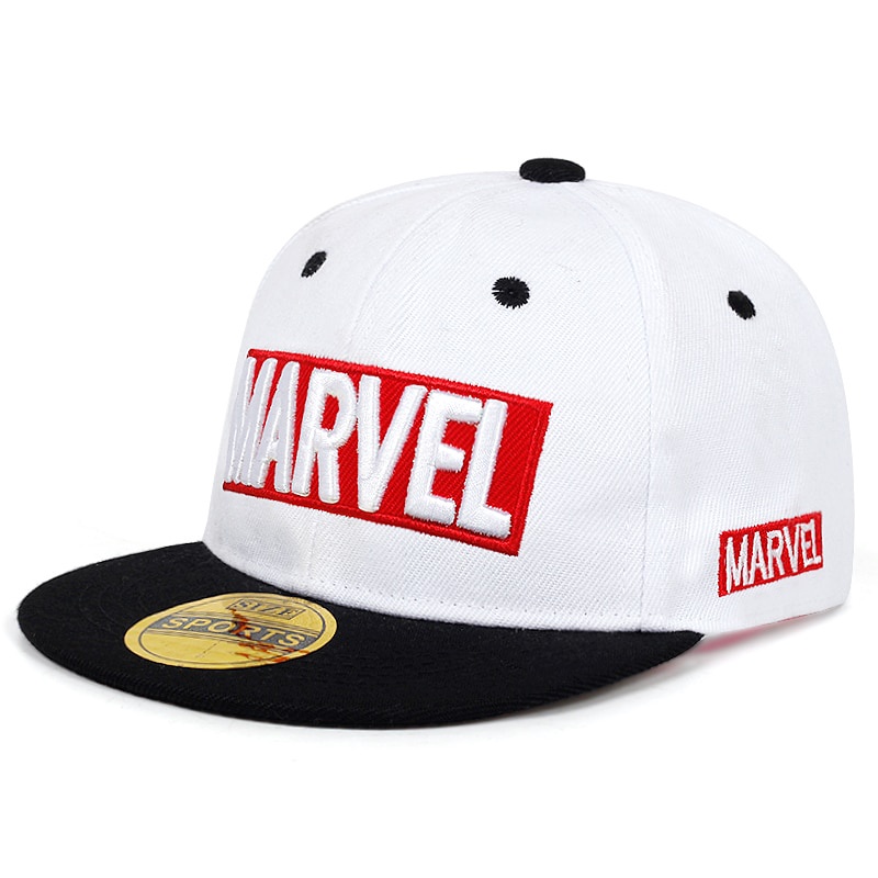 Disney Marvel Hoe Manwitter Baseball Cap Platte Rand Vistle Barron Jane Hoe Jones Baby Meisjess Zonnehoed Hip Hop Hoe