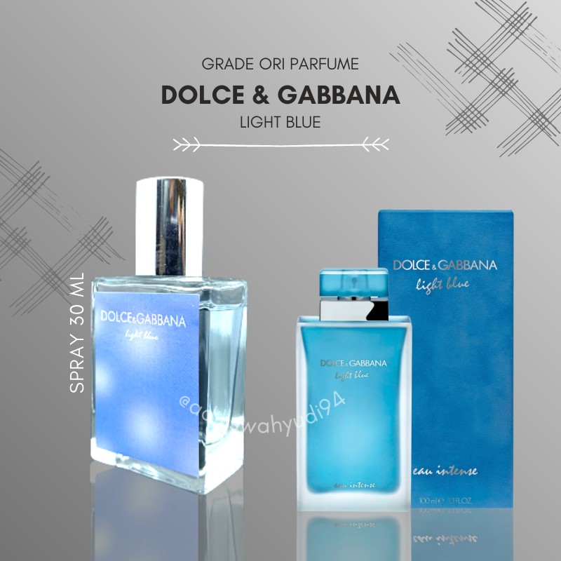PARFUM DOLCE & GABBANA LIGHT BLUE | PARFUM GRADE ORI FREE POUCH