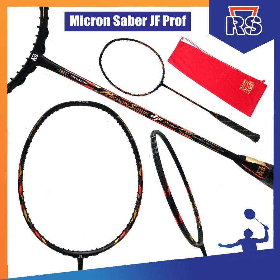 RAINFORCE SPEED MICRON SABER JF PROF ORIGINAL RAKET BADMINTON RS