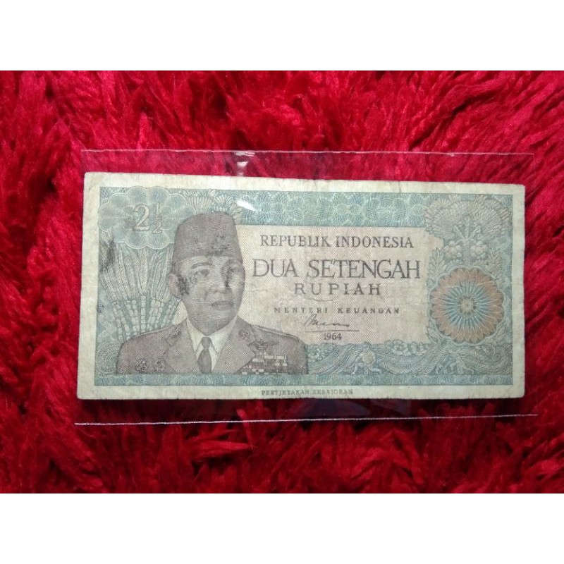 Uang Kuno 2,5 Rupiah 1964