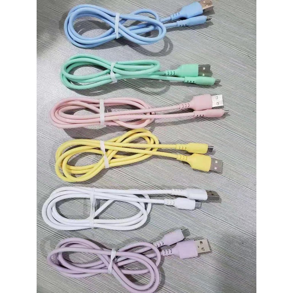 # HJ # MACARON Data Cable / Kabel Data Macaron V8 Micro,Type c,Iphone